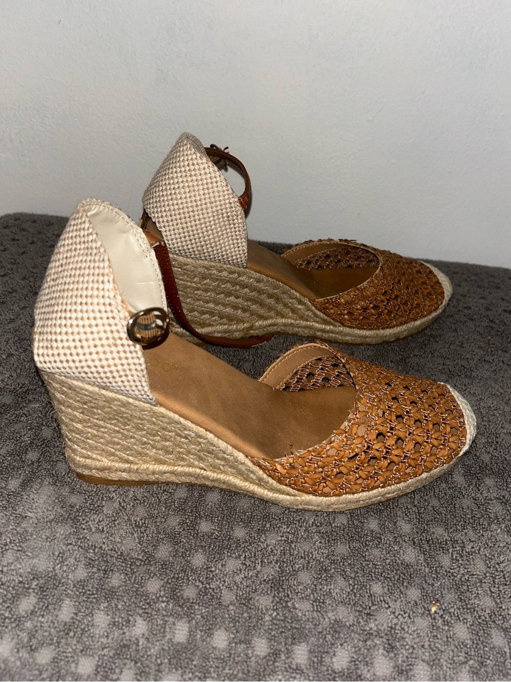 Bamboo Espadrilles Wedges - 10